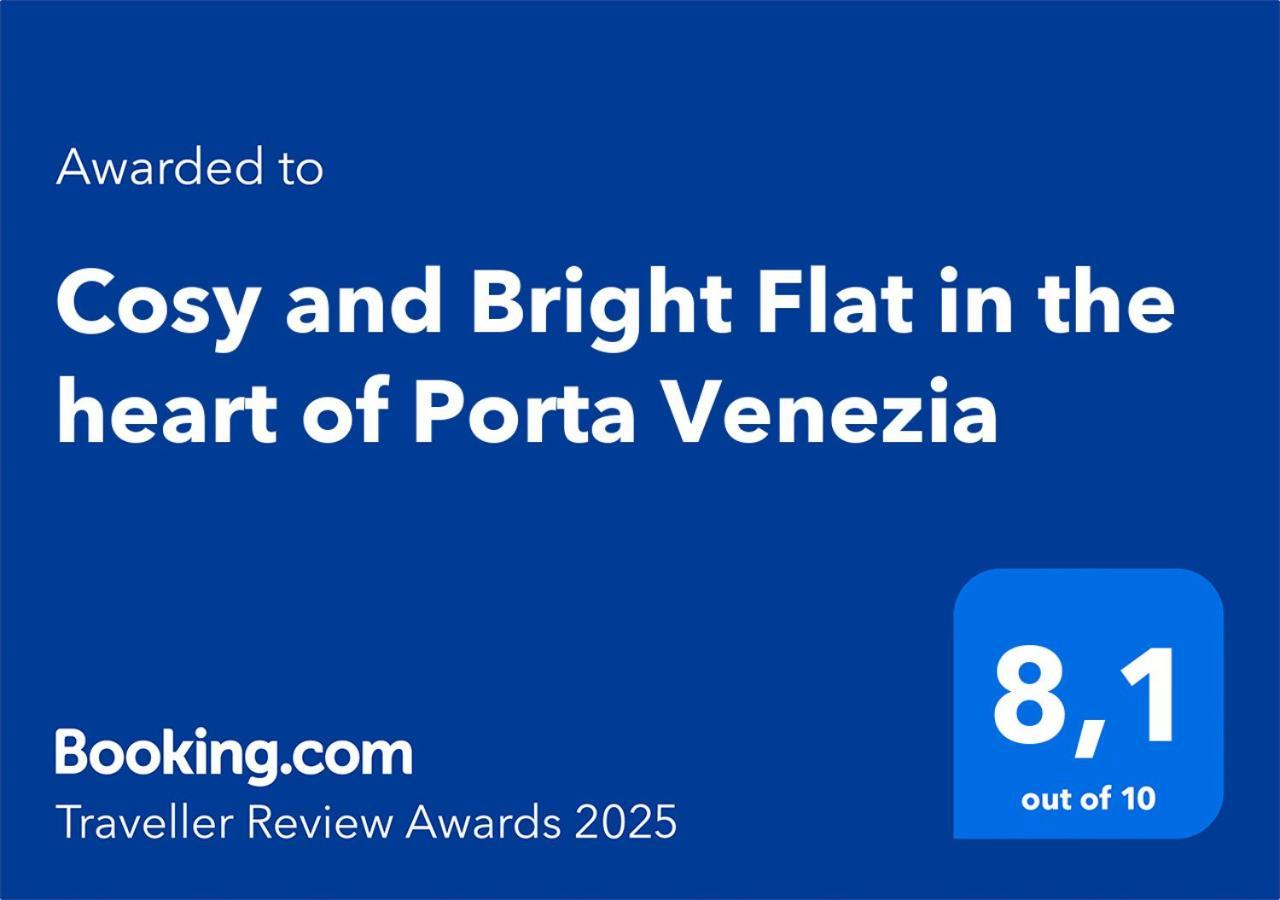 Cosy And Bright Flat In The Heart Of Porta Venezia Leilighet Milano Eksteriør bilde
